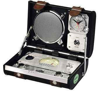 S.O.S.L. SUITCASE RADIO ALARM CLOCK