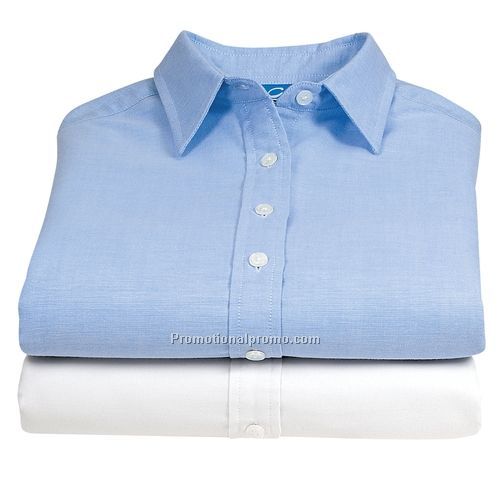 Shirt - Port & Company, Ladies Value Oxford Shirt