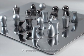Silver plated chess set