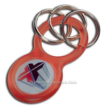 Twins Round Keyring