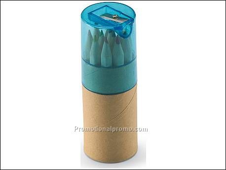 12 Kleurpotloden in koker