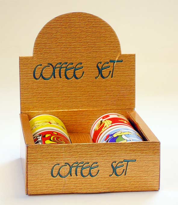 coffee set with decal
  
   
     
    