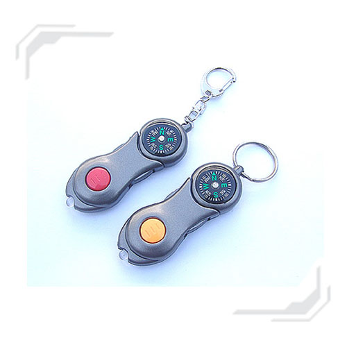 
keychain with compass


 