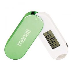 Oval Travel Clock w/LED Flashlight FL-241GN