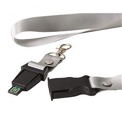 Lanyard with USB Flash Drive UB-1625GY