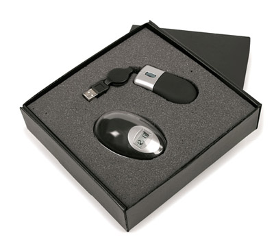 Gift Set with Mouse and Clock