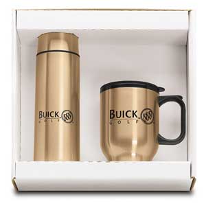 Copper Thermo & Mug Gift Set