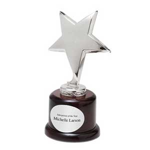 award plaque - Starlet Award Imprinted