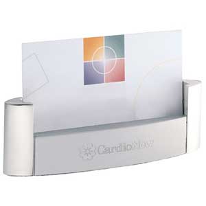 Steel Pearl Business Card Holder