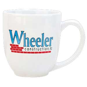 14 Oz. white Bistro Mug