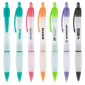 Crystal Clear Pen with Clear Grip