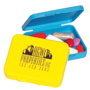 Pill Box - One Compartment Mini Pill Box