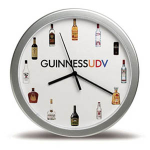 12" Silver Wall Clock