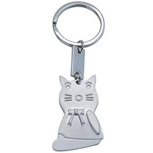 Decorative Key Holder/Metal Cat Key Chain