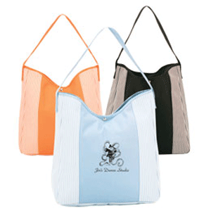 Stripe Shoulder Tote