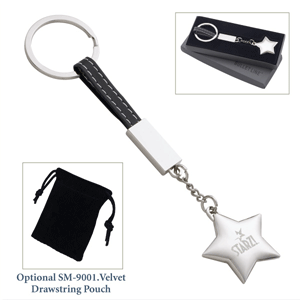 DANGLING STAR KEY RING