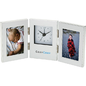Double Picture Frames & Hinged Clock