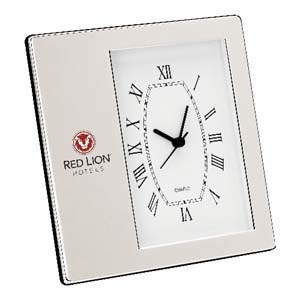 SHINY CHROME DESK CLOCK