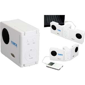 FOLDING STEREO SPEAKERS