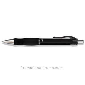 Paper Mate Breeze Black Barrel/Black Grip & Clip Ball Pen