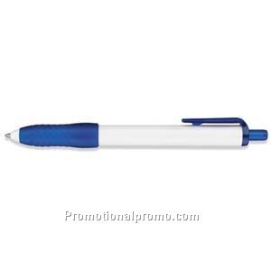 Paper Mate PC 39 Retractable White Barrel/Blue Trim Ball Pen