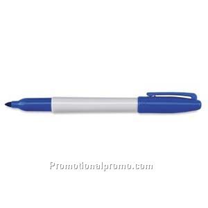Sharpie Fine Point Grey Barrel/Blue Permanent Marker