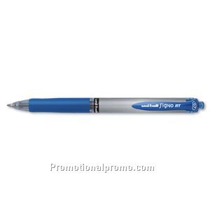 uni-ball Gel RT Blue Barrel, Blue Ink Roller Ball