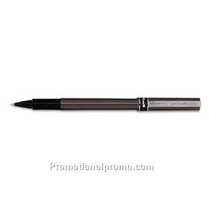 uni-ball Deluxe Platinum Grey, Black Ink Micro Roller Ball