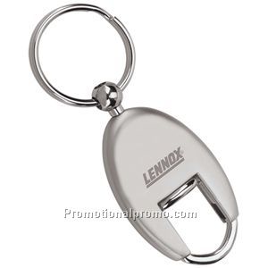 Dual Oval Satin Finish Keyholder
