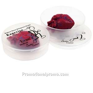 Splatter Heart in a Dish