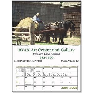 Custom 12-Sheet Executive, 4-Color Calendar