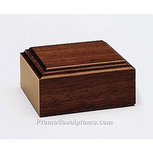 Mahogany-Tone Unlighted Wood Base