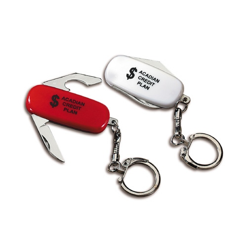 Knife and opener key chain
