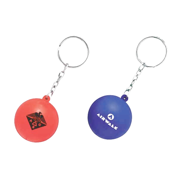 ROUND STRESS RELIEVER/KEY RING