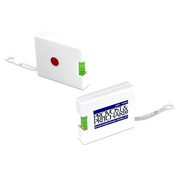 QUICK RELEASE TAPE MEASURE WITH LEVEL