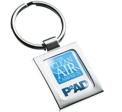 Custom Domed Keyring 2for1