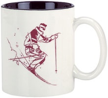 11 oz 2-Tone Glossy C-Handle Mug