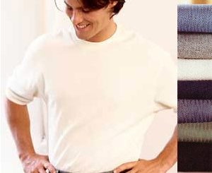 Perry Ellis Mens 4X4 Rib Crew