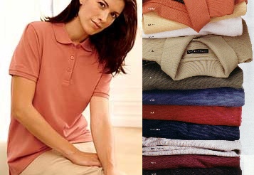 Perry Ellis Ladies Combed Pique