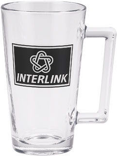 16 oz Glass Iced Coffee Mug