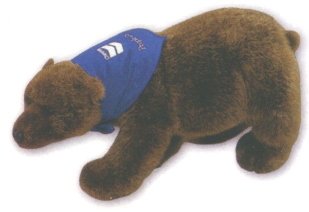 Standing Brown Bear with Bandanna