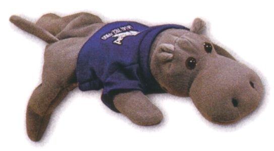 Hippo Bean Bag Animal