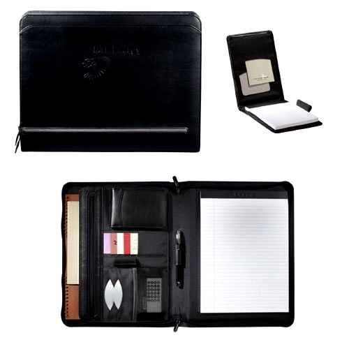 Leather Distinctions Zippered Padfolio