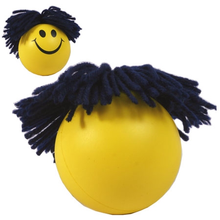 Hairy Ball Funny Face Stress Reliever