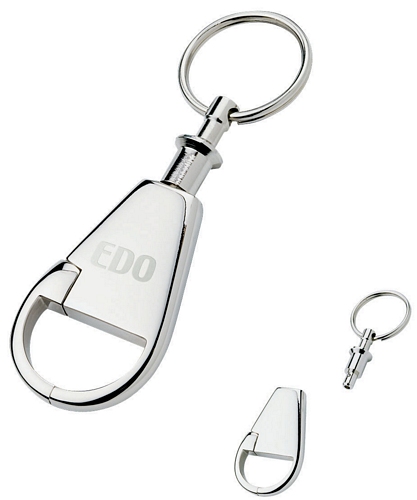 Separating clip key chain