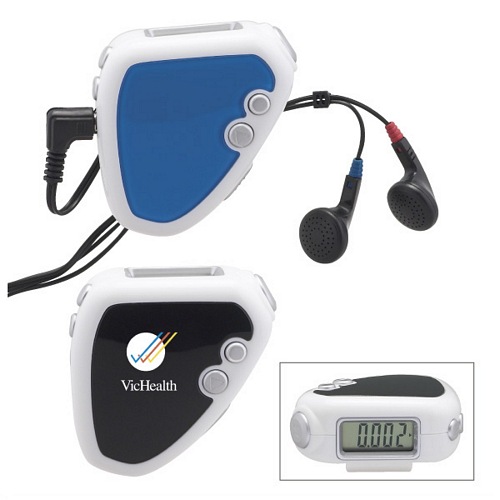 WORK-OUT PEDOMETER / FM RADIO