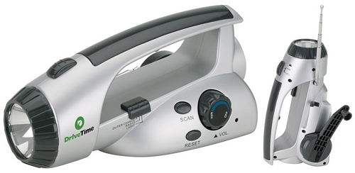 SURVIVAL FLASHLIGHT & SCAN RADIO