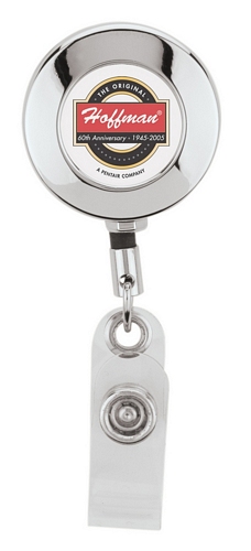Round Metal Badge Holder