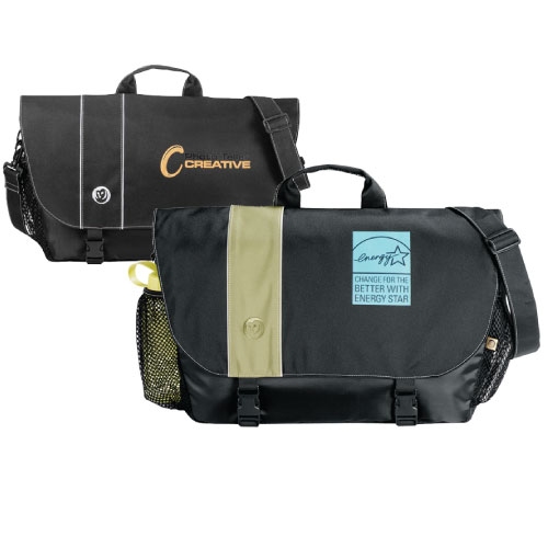 Eco 100% Recycled Owl Deluxe Messenger Bag