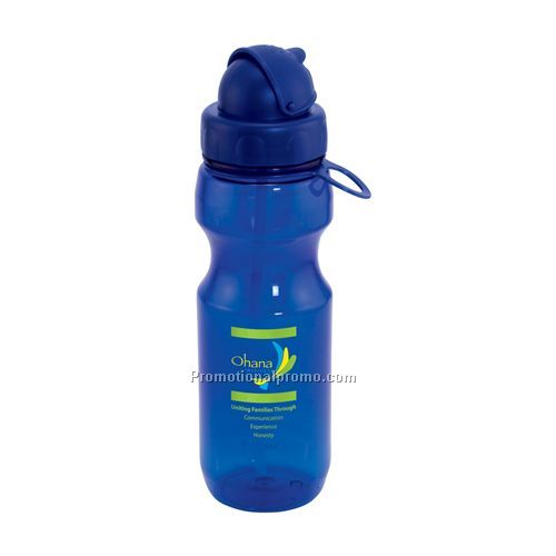 20 oz. Polycarbonate Bottle with Flip-Up StrawPolycarbonate Bottle with Flip-Up Straw, 20 oz